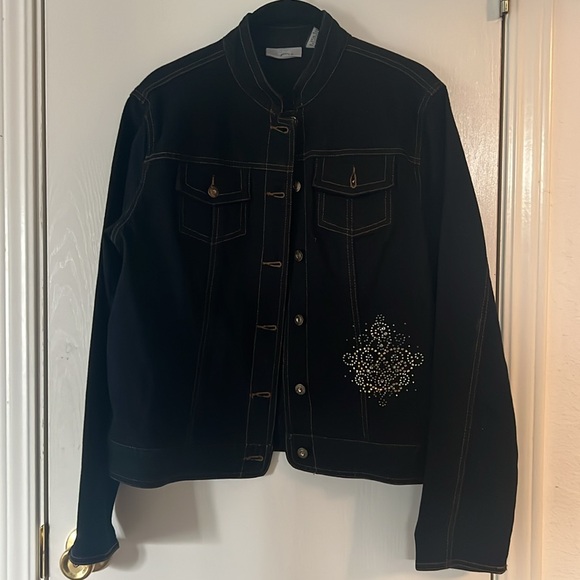 Chicos Denim Jacket - Picture 3 of 5